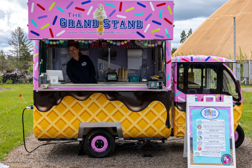 The Grand Stand's new ice-cream truck brought the cold sweet treats to Food Truck-a-Palooza.