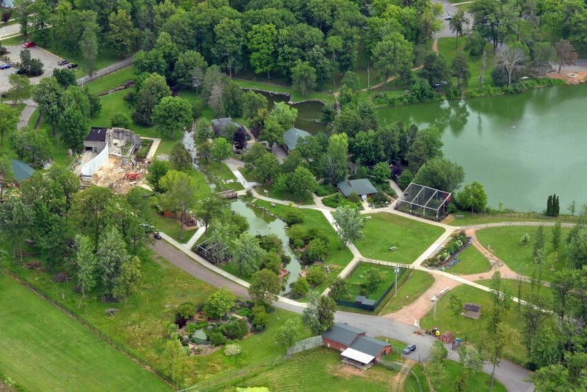 wildwood park and zoo aerial photograph above orthophotography
