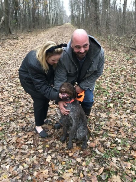 Jax was reunited with his owners Steve and Mollie Schrodi on Oct. 31 following a three-day search.