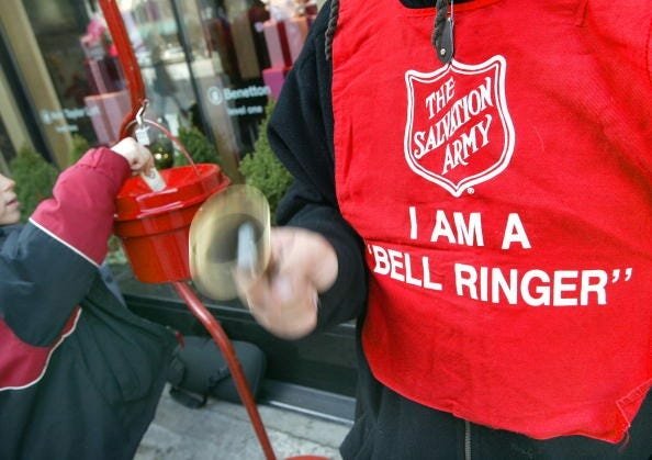 The Salvation Army's Red Kettle Campaign in Kewaunee County raised $24,833.98 in 2017.