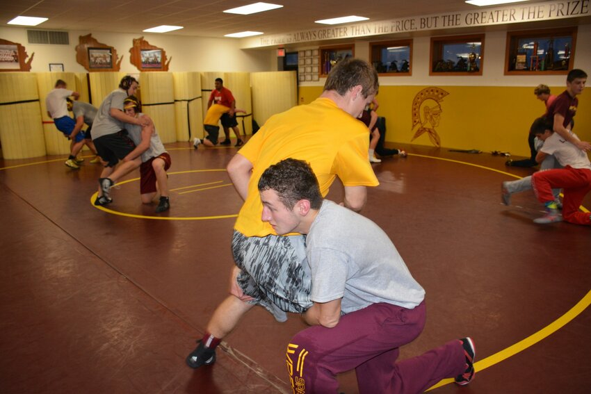 Kyle Routhieaux, left, and Eric Peters both have state potential this year, according to new Luxemburg-Casco head coach Chas Treml.,