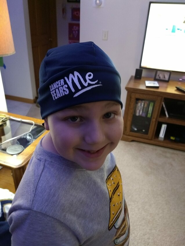 The cancerous mass that took over the chest and abdomen of 7-year-old James Yedica of Luxemburg is gone now, but he still faces two years of chemotherapy treatments as well as physical therapy.
