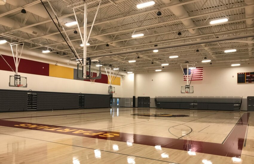 The new, 1,450-seat gymnasium at Luxemburg-Casco High School was unveiled to the public in a Jan. 26 dedication ceremony.
