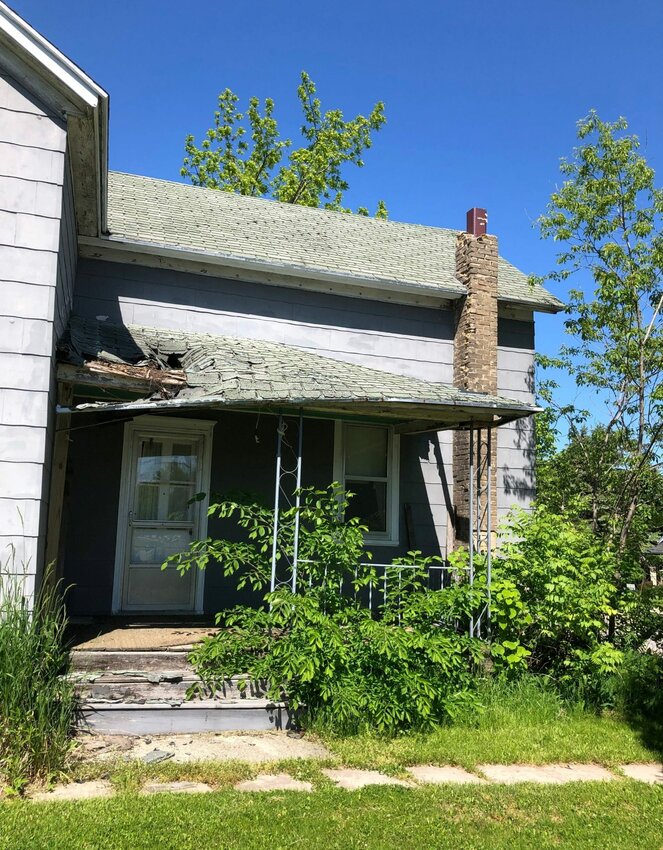 The house and property formerly owned by the Draeb family on Ellis Street is one of three blighted properties the city of Kewaunee acquired under a Community Development Block Grant to raze the building and improve the property for redevelopment.