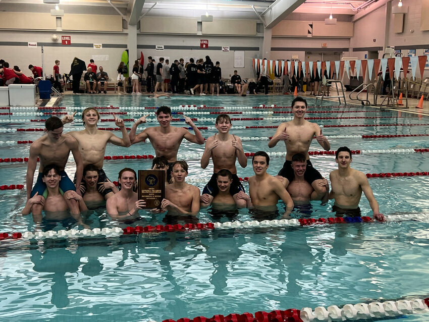 Bay Port boys swim and dive team 