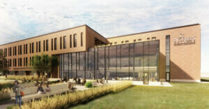 A rendering of the future Donald & Patricia Schneider Family Hall. SNC image