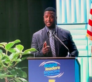 Former Defensive Back for the Green Bay Packers and New North Keynote speaker Leroy Butler.