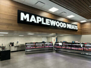 Maplewood Meats counter