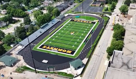 Preble High School and the GBAPS district held a rededication on Aug. 23 to celebrate the completion of the stadium project. GBAPS photo