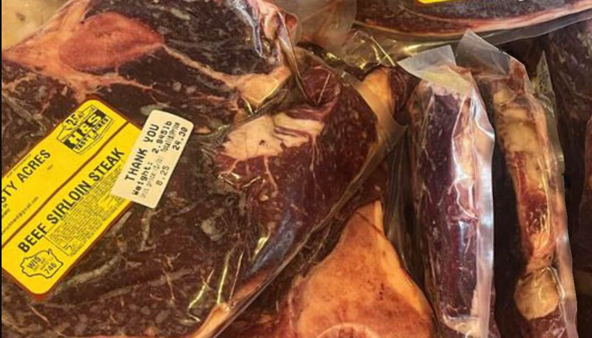 H&S Tasty Acres is a joint venture between two family farms in Fremont. The raise and sell pork and beef direct to the customer. People may buy individual cut or the whole hog (or cow). .Submitted photo