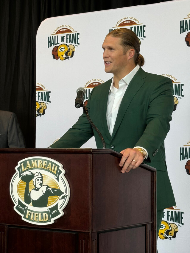 Green Bay Packers Player Clay Matthews said he is proud to be a part of the Packers Hall of Fame and to have the Green Bay community's support during his NFL career.