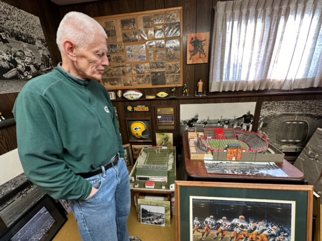 The passion fueled by that bond with his dad, Norman, led to Pigeon collecting pieces of Packers history since he was a teenager.