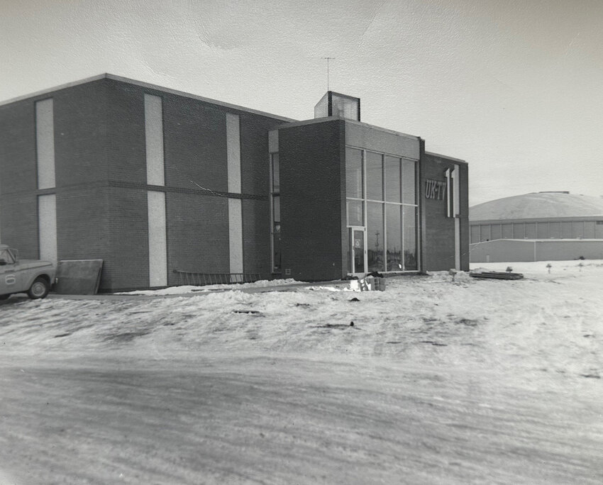 In May 1966, WLUK broke ground on a new $500,000, 22,300 square-foot, two-story building on Highland Avenue — now Lombardi Avenue — just east of the Brown County Arena, with plans to beef up its local programming production.