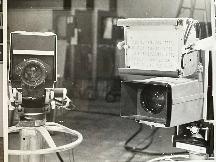 Though cash poor, the TV station had equipment and ingenuity.