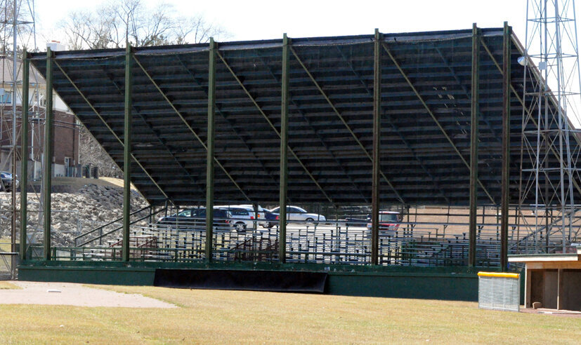 Clintonville Common Council wants information about all the options for the grandstand roof at at W.A. Olen Park..File Photo