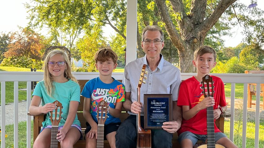 On September 4, Shebesta received a “Humanitarian” award from the Childbloom Company – the company’s first of that kind – for his “gentle, mentoring, and encouraging” approach to teaching and for his work of nine years with Agape of Appleton.