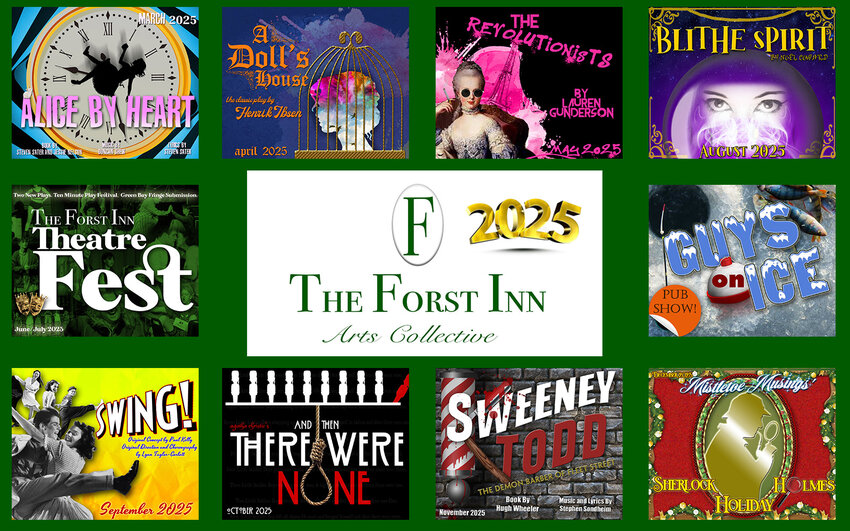 The Forst Inn's 2025 season features 12 shows, including three new works being produced during the Forst Inn Theatre Fest.