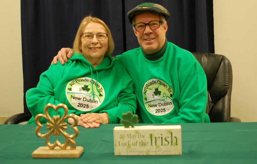 Don and Connie Laughlin are the Shamrock Club of New Dublin’s 2025 Irish Man and Irish Rose.
John Faucher photo.