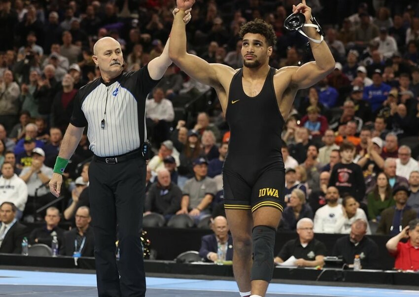 Loyal native and University of Iowa graduate student Stephen Buchanan II won the 197-pound NCAA Championship on March 22, defeating Penn State’s Josh Barr, 5-2.