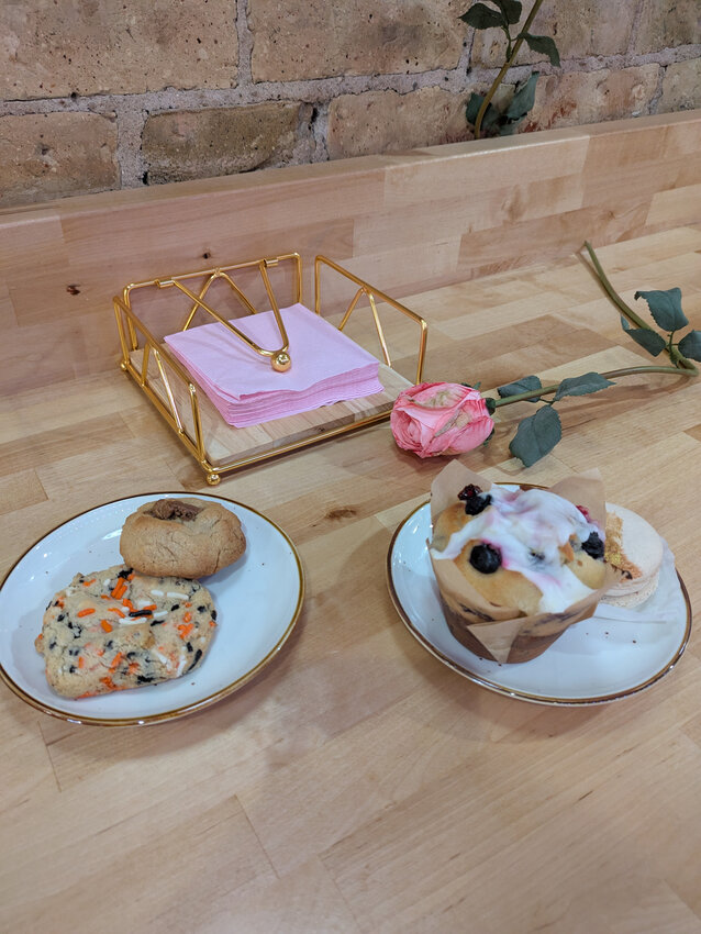 While Chatchaya's baked goods and coffee are the main attraction, a phone booth inside the bakery is a fun surprise for visitors.