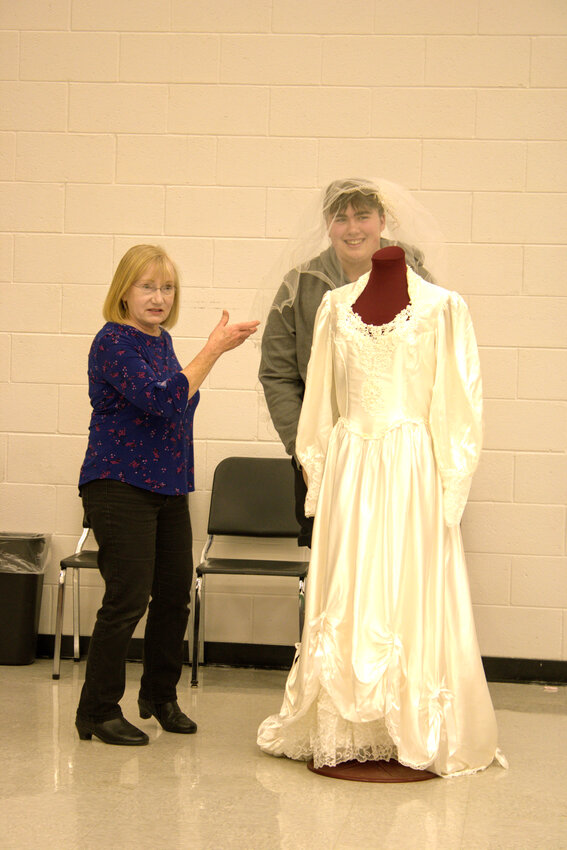 Members of the Lomira Community Theatre rehearse for their production of "The Somewhat True Tale of Robin Hood," which opens on Friday, April 11, at 7 p.m. in the Lomira Elementary School gym. Back from left: Kiera Kuptz and Sophia Stratz. Front from left: Tim Wolf, Jennifer Henckel, and Steve Berres.