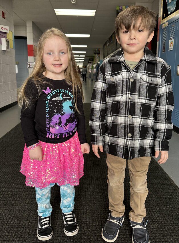 Winners Skylar Denzer and William Sublett.
