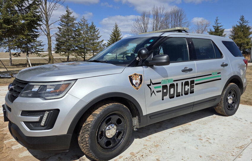 The Coleman Police Department unvieled the new striping on their squad car from Rite Way Truck N Stuff, sponsored by Wagner-Casper Insurance Agency.