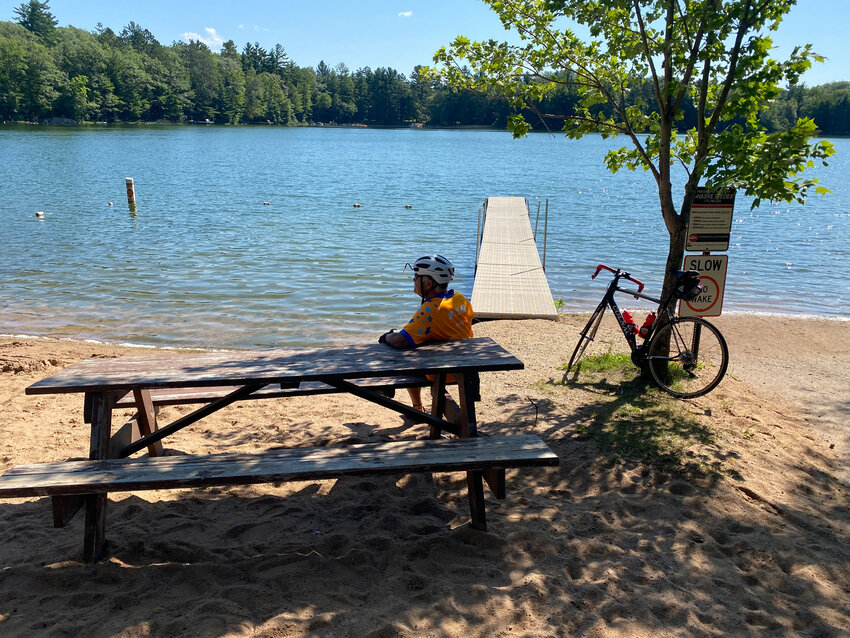 WiMi Wish Ride Event Organizer Rick Downs has participated in previous bicycle rides through Make-A-Wish Wisconsin and Make-A-Wish Michigan, including a ride to Lilly Lake.