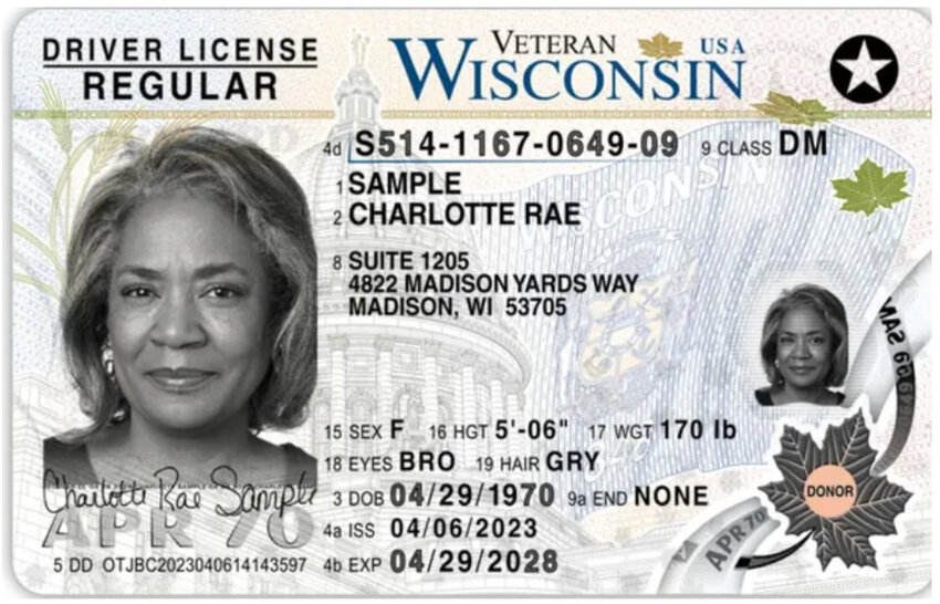 REAL ID-compliant cards will have of one of the following markings on the upper top portion of the card. If the card does not have one of these markings, it is not REAL ID-compliant and won’t be accepted as proof of identity in order to board commercial aircraft.