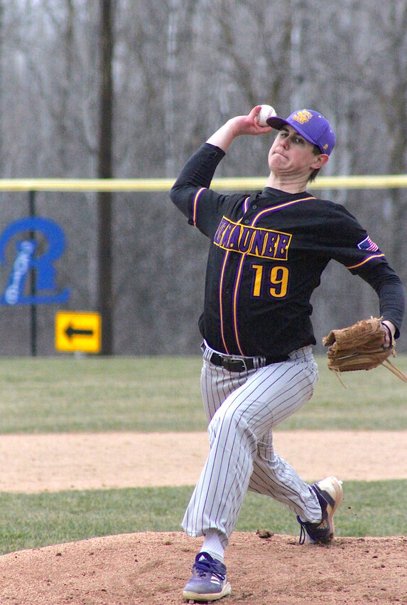 Brady Pribek fired a strike in Kewaunee's non-conference game at Random Lake last Thursday. The Rams beat the Storm 4-3 for their ninth straight win. Four days later, Random Lake suffered its first loss of the season, 8-6 to the Kewaskum Indians.