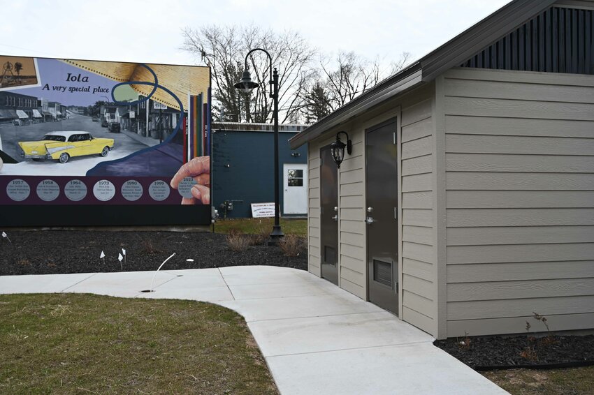 A new grant awarded to the Village of Iola will assist in finishing the restrooms at Chet Krause Legacy Park. 
Emily Doud Photo