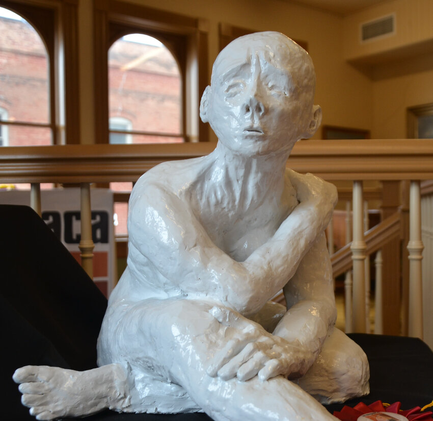 "Sinful Regrets of a Fallen Angel" by Kaylee Lenz took second place at the 62nd annual Waupaca Art Show.
