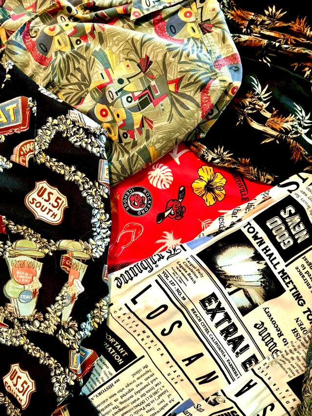 Whether it's bold florals, quirky prints or classic palm trees, there's pretty much a Hawaiian shirt out there for everyone. -Photo By Eric A. Johnson