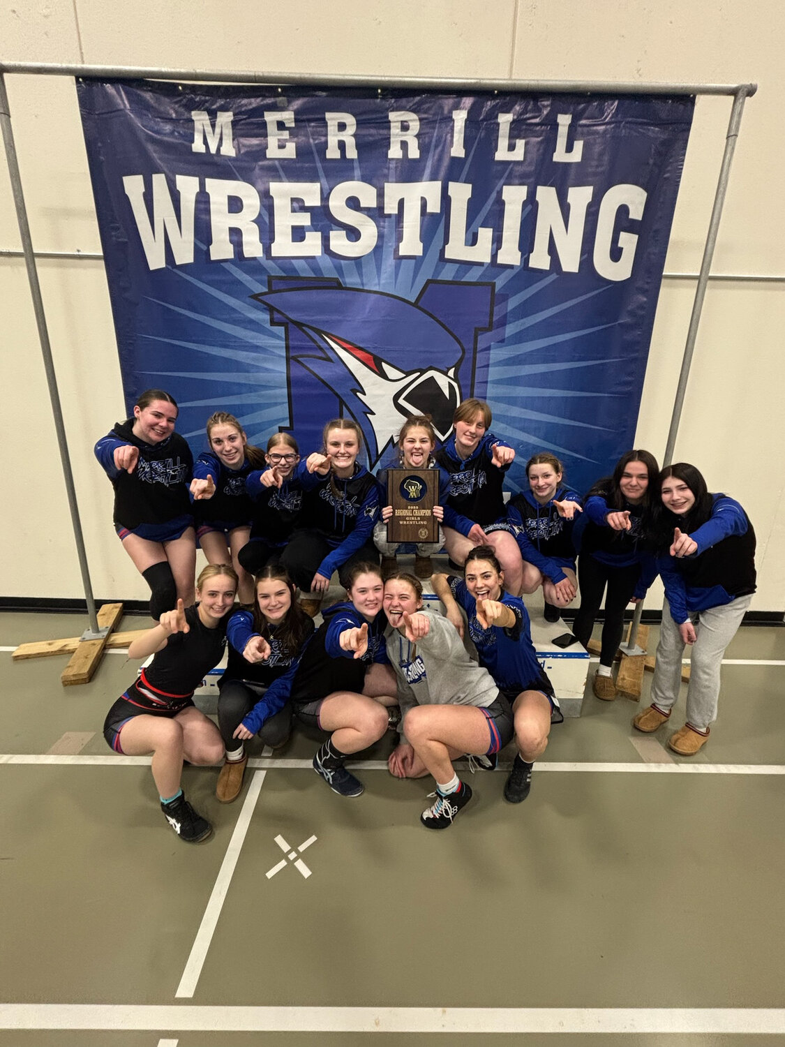 Merrill Varsity Girls Wrestling Team celebrates sweet victory - Merrill ...