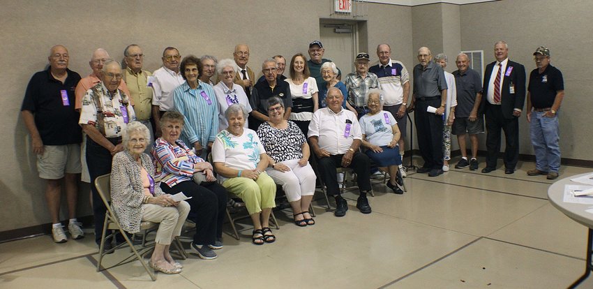 These 27 persons who have lived in Randolph County for a minimum of 60 years were honorably named &ldquo;Old Settlers&rdquo; during a Sept. 16, 2021   awards luncheon held at Huntsville First Baptist Church's Trask Hall as part of the 132nd reunion of Old Settlers event.