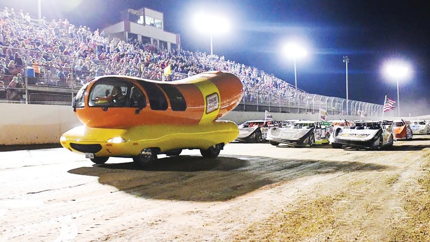 The Wiener Mobile will serve as the pace car for the second annual Wiener Nationals this Sunday at Randolph County Raceway.