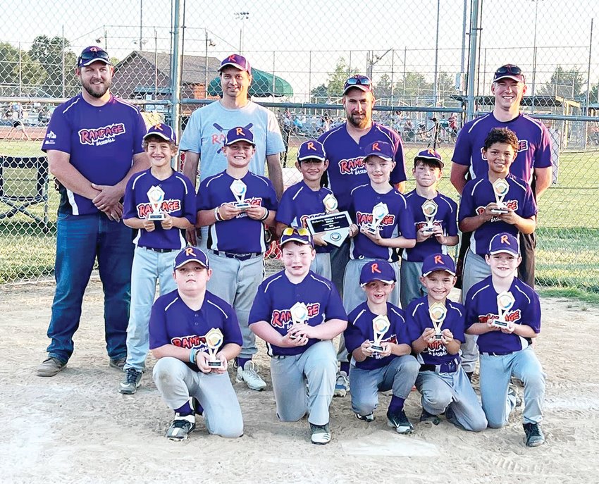The Rampage, an 8-under team based in Salisbury and Chariton County, won the 8-under division in the Moberly Midget League this summer.