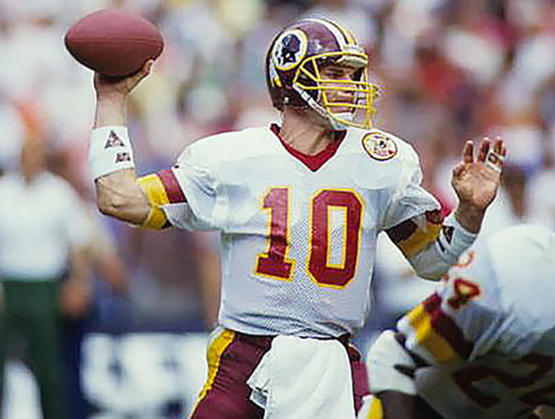 Jay Schroeder was named to the Pro Bowl during the 1986 National Football League season.