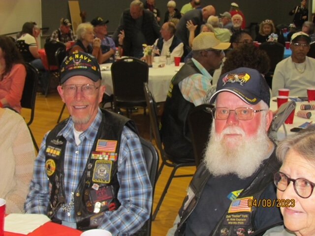 Veterans attend the 50thAnniversary Vietnam Veterans Commemoration Dinner April 8,.