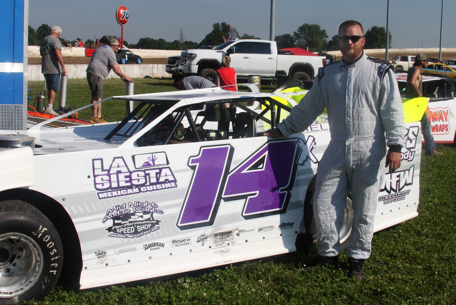 David Melloway of Columbia was the Late Models point standings champion of the 2020 season at Randolph County Raceway in Moberly.