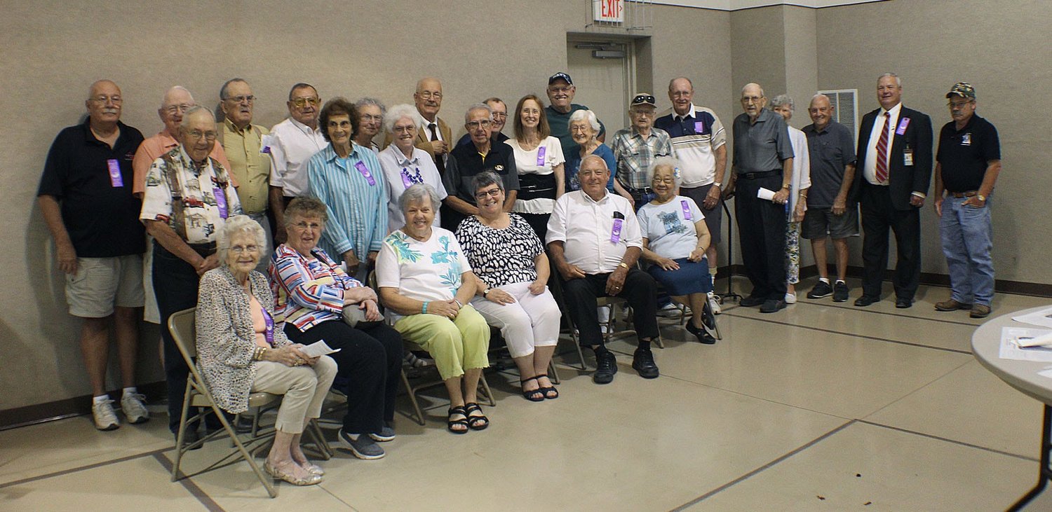 These 27 persons who have lived in Randolph County for a minimum of 60 years were honorably named “Old Settlers” during a Sept. 16, 2021   awards luncheon held at Huntsville First Baptist Church's Trask Hall as part of the 132nd reunion of Old Settlers event.