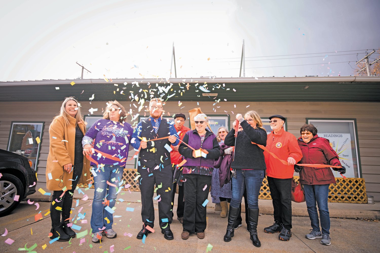 The ribbon is cut on the new location of Guides and Vibes. The store’s new address is 301 N. Morley St. Suite B.