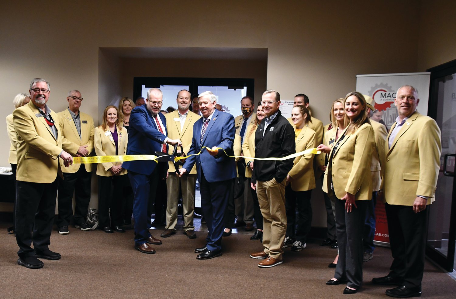 A ribbon cutting ceremony was held March 3 to celebrate the opening of the MACCLab - A Community Makerspace and the Mechatronics Center of Excellence, which are both located on the Moberly Area Community College’s Columbia campus.