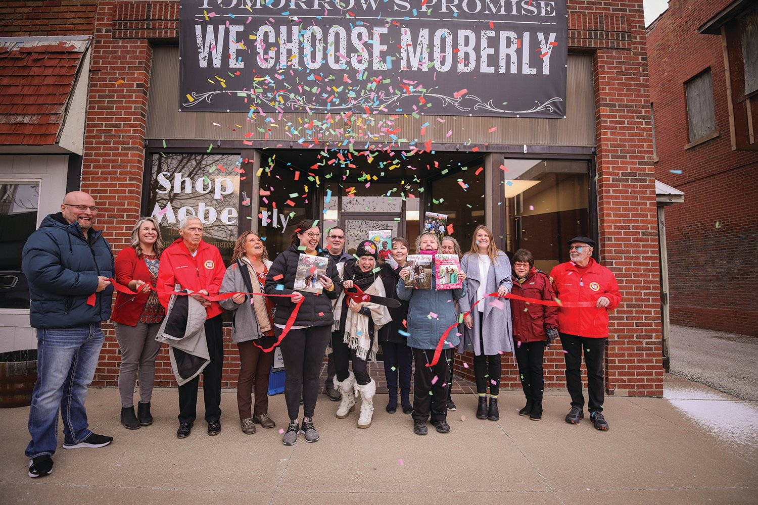 The Moberly Area Chamber of Commerce recently held ribbon cuttings for Moberly Living, pictured above, North Missouri Land Company and Macon Realty.
