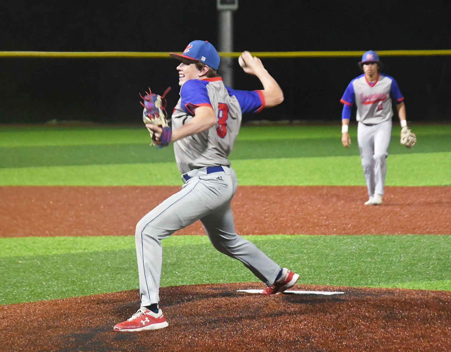 Moberly freshman Jackson Engel pitched the final four innings in Monday's Class 4 District 7 championship game.