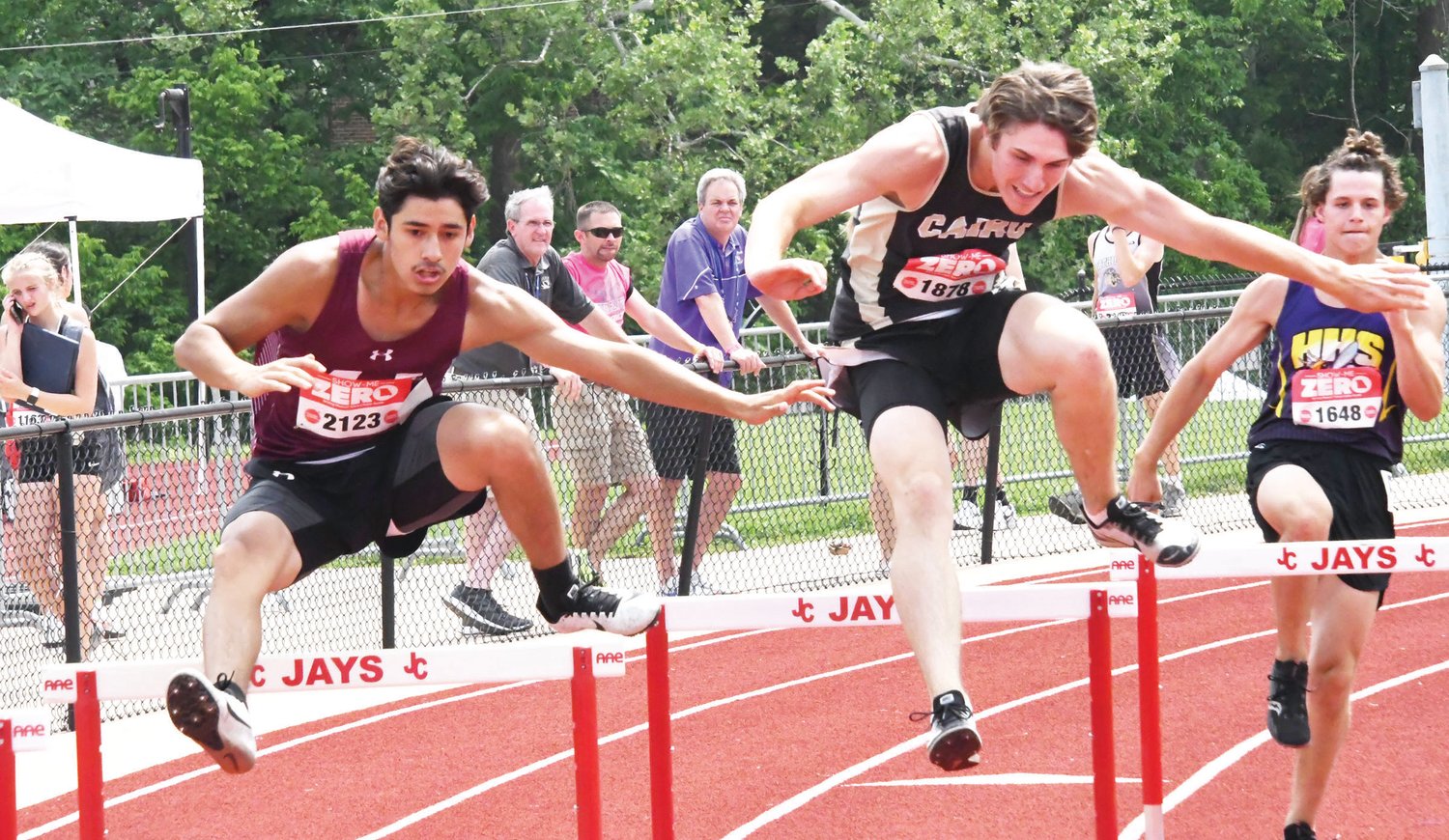 Cairo athlete Logan Head finished with the ninth-fastest time in the state in the Class 1 300-meter intermediate hurdles this season.