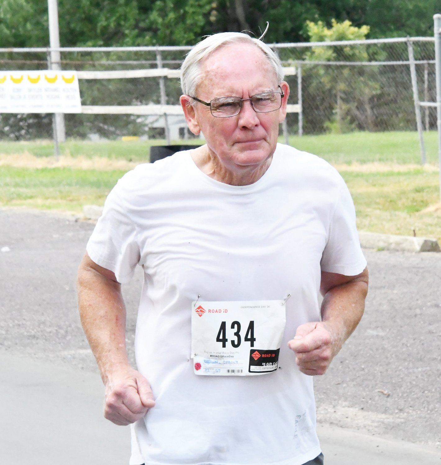 Danny Brown was one of the top finishers in the 60-over men's division.