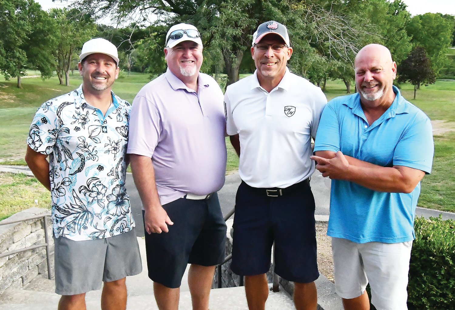 King Louie’s Meat Apostles won the championship flight at the annual Cotton Fitzsimmons Golf Tournament on Monday at Heritage Hills Golf Course. The team was composed of Keith Bradshaw, Eric Brown, Michael Goff, Jr. and Cody Sly. The group shot a 50.