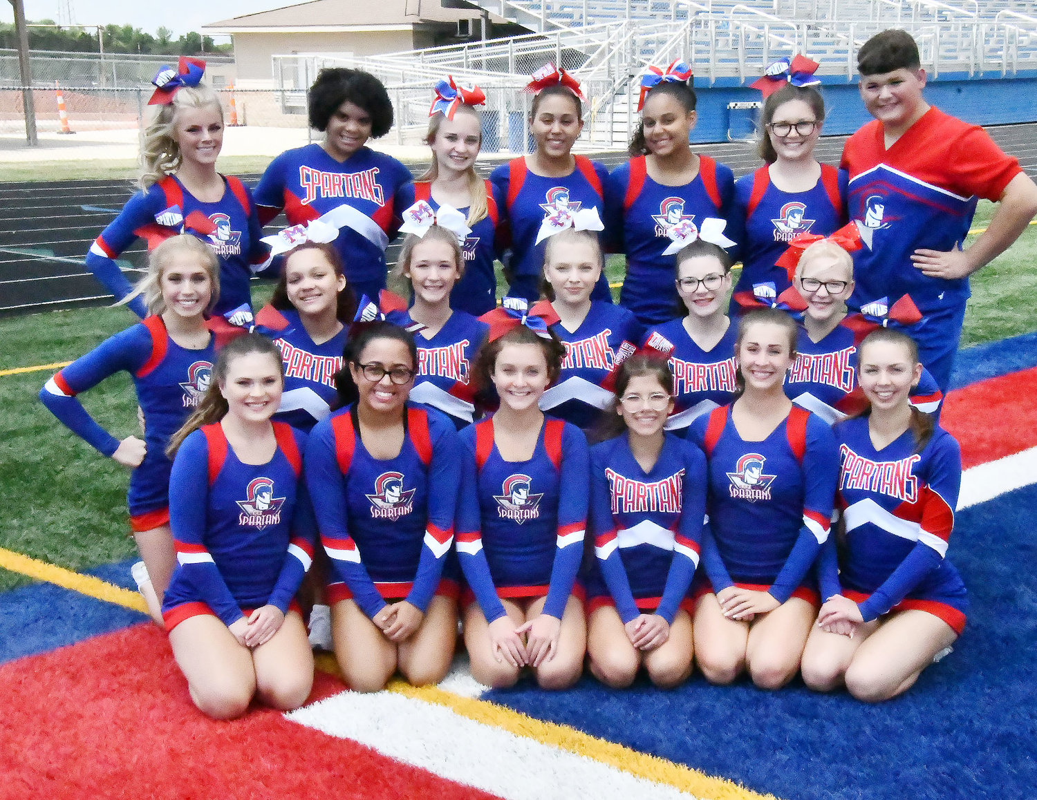 Here are the Moberly High School cheerleaders for the 2022-23 academic year.