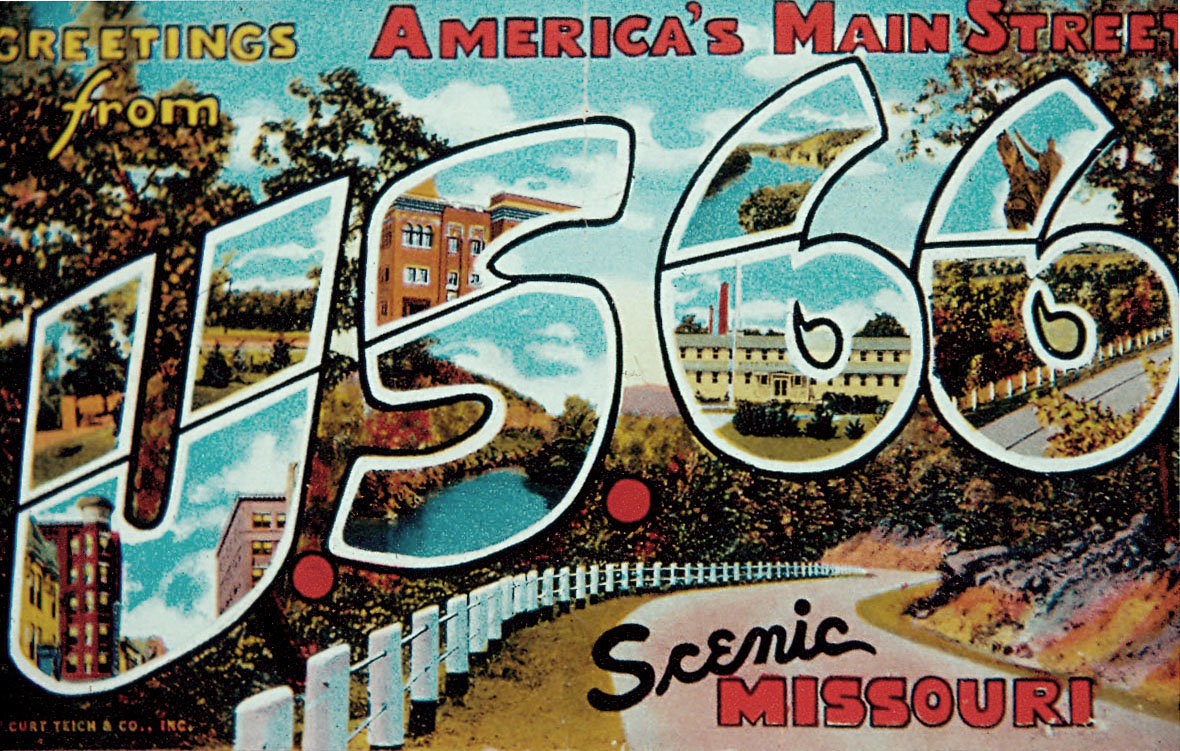 “America’s Main Street U.S. 66” postcard collection, State Historical Society of Missouri.